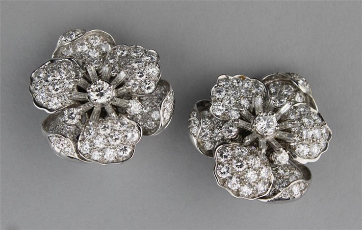 tiffany flower earrings